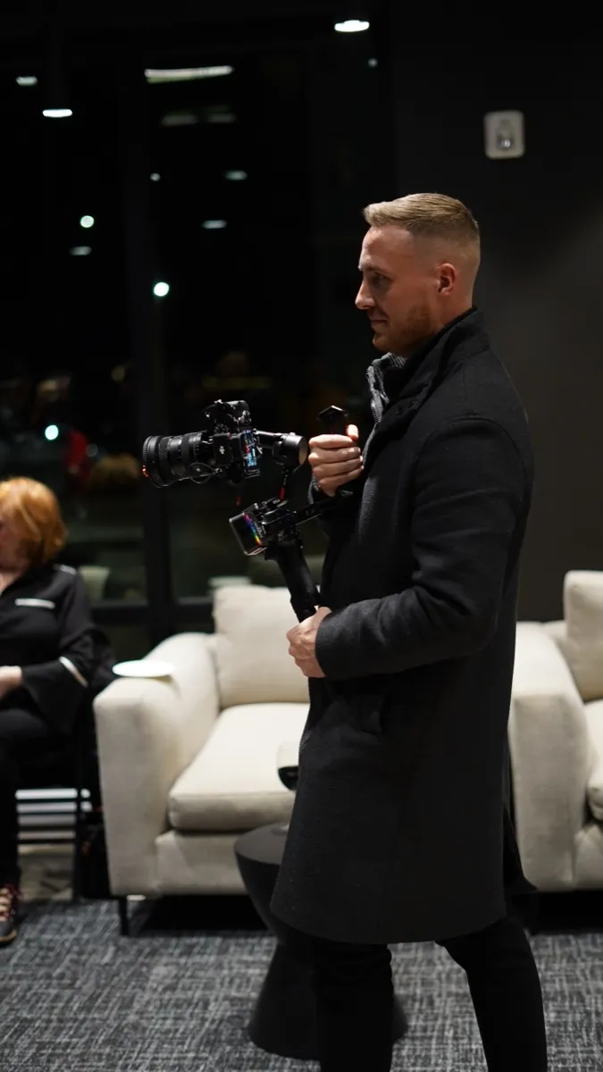 Kevin Johnson capturing an event